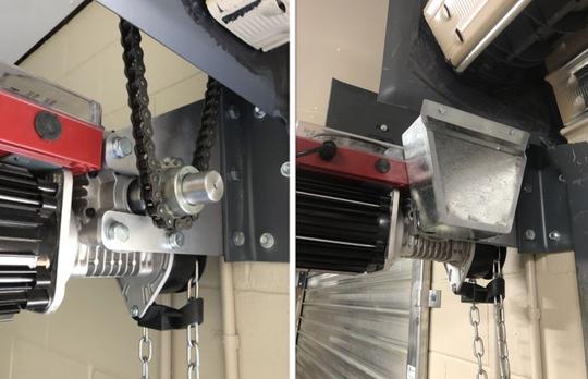 Roller Door Chain & Pully Cover